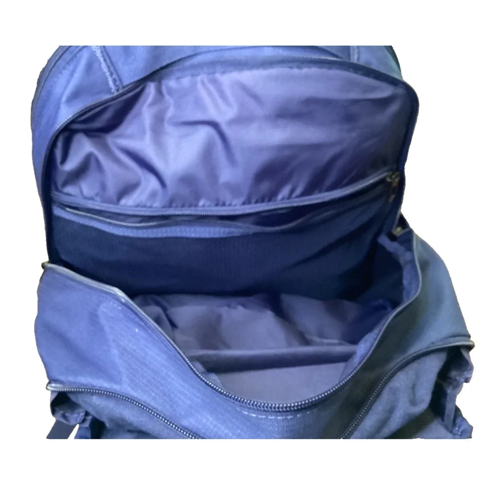 Nike Brsilia 9.5 Training Backpack Laptop Pocket Water Bottle Sleeves Navy New